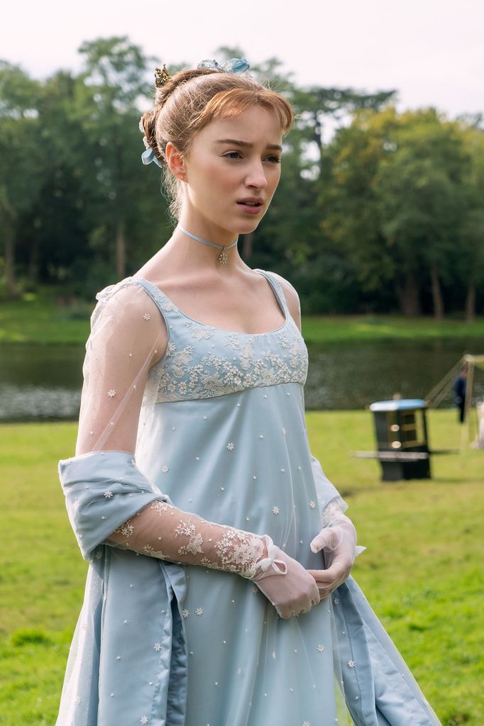 Daphne Bridgerton en la primera temporada de 'Bridgerton'.