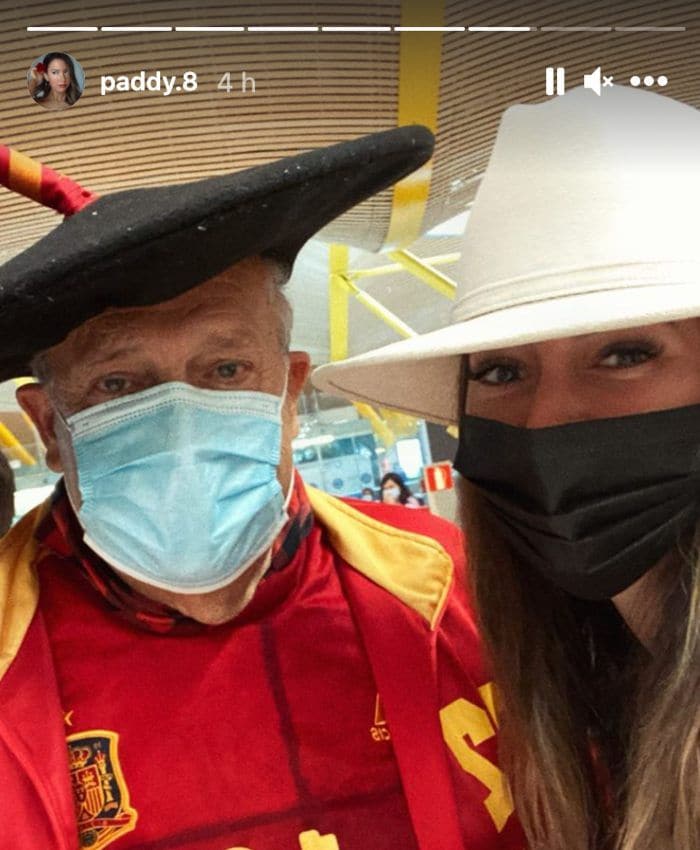 Paddy Noarbe con Manolo 'el del bombo'