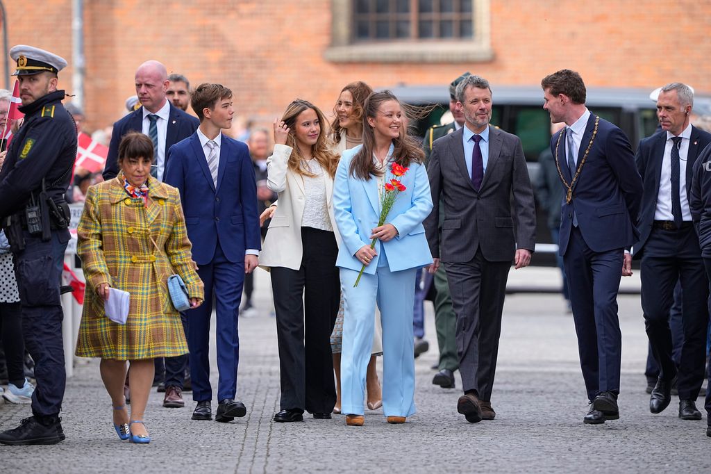 Isabella de Dinamarca en uno de los actos por su 18 cumpleaños 