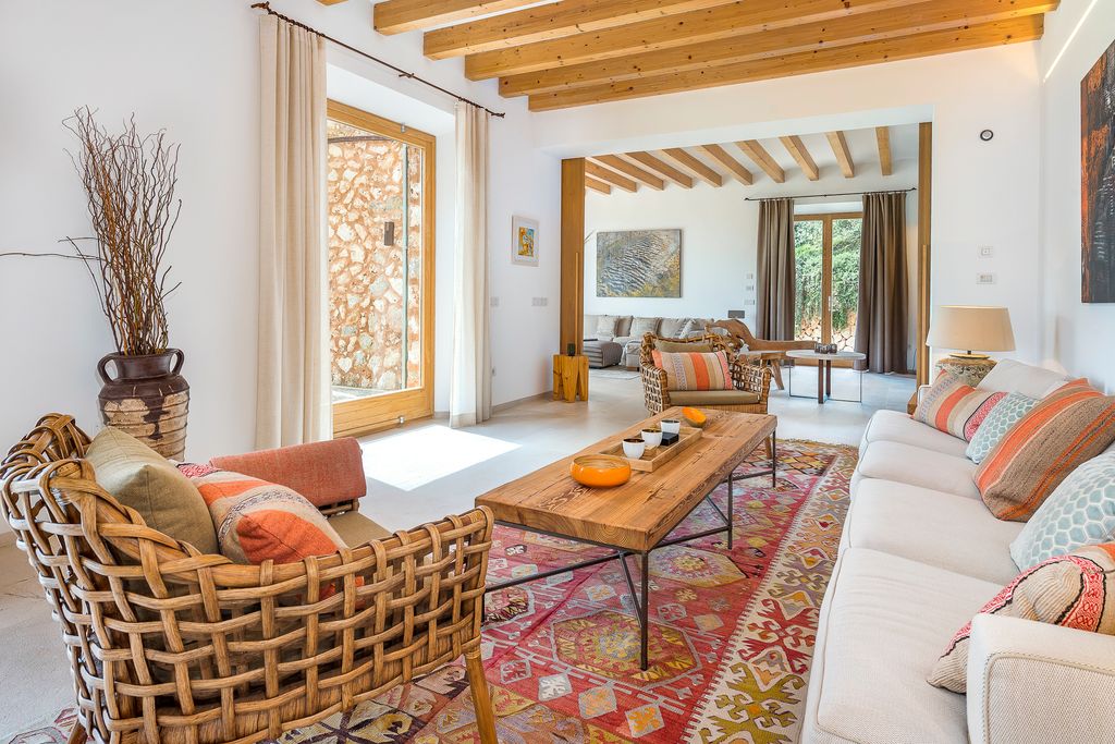 Salón en una villa en Mallorca