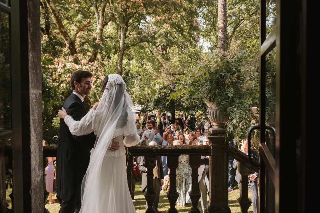 Celebración de boda de verano