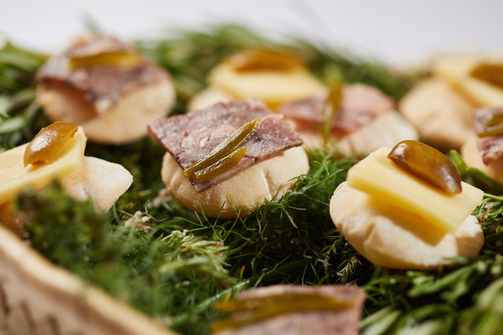 Pa amb oli de queso mahonés y camaiot