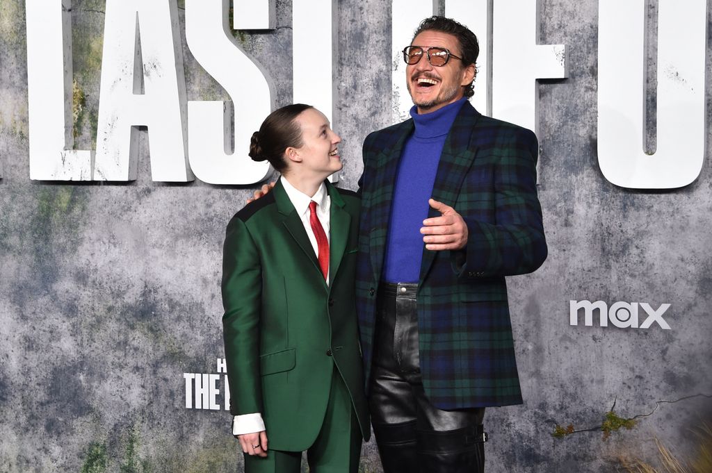 Pedro Pascal y Bella Ramsey en la premiere de la segunda temporada de The Last of Us