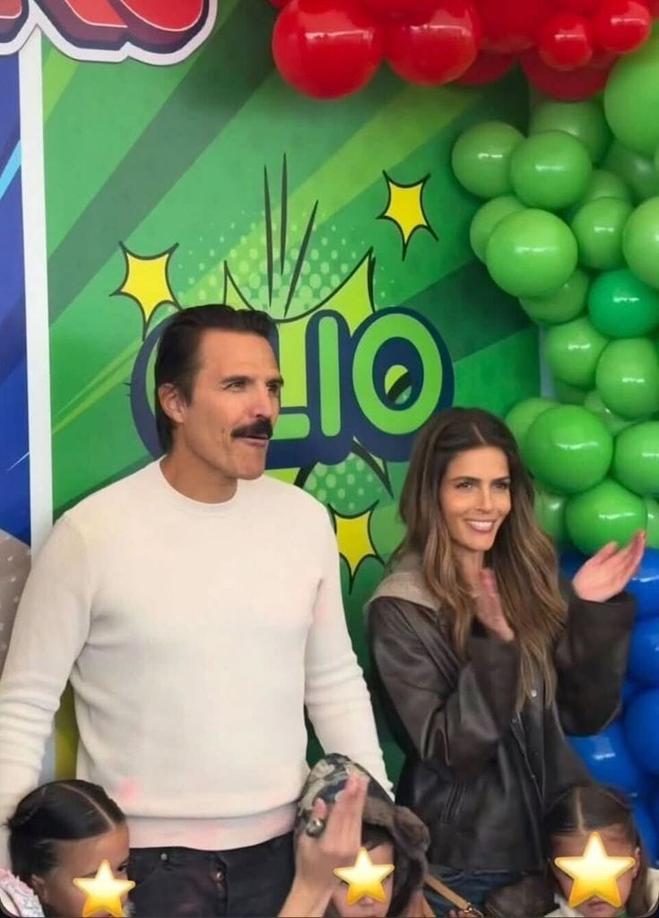 Claudia Álvarez y Billy Rovzar realizaron una gran fiesta temática para sus hijos