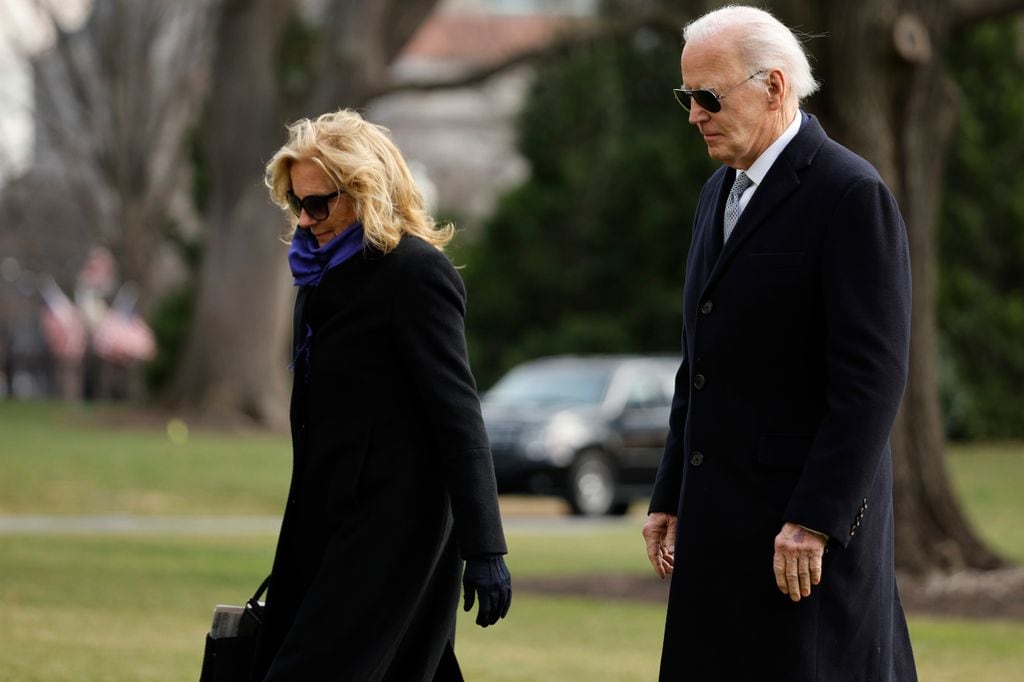 Joe Biden y su esposa Jill Biden 