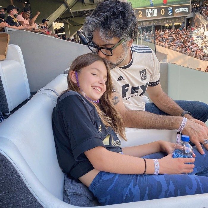 Jaime Camil y su hijoa Elena