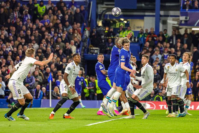 Partido del Real Madrid contra el Chelsea