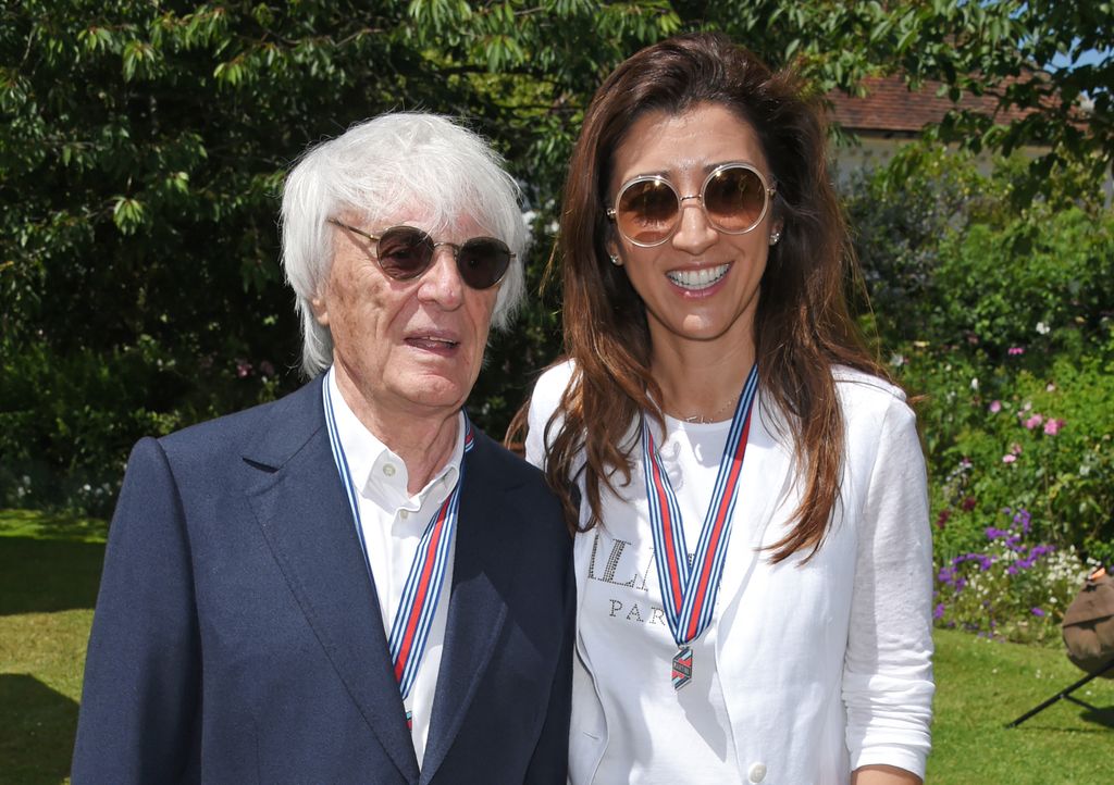 Bernie Ecclestone y Fabiana Flosi