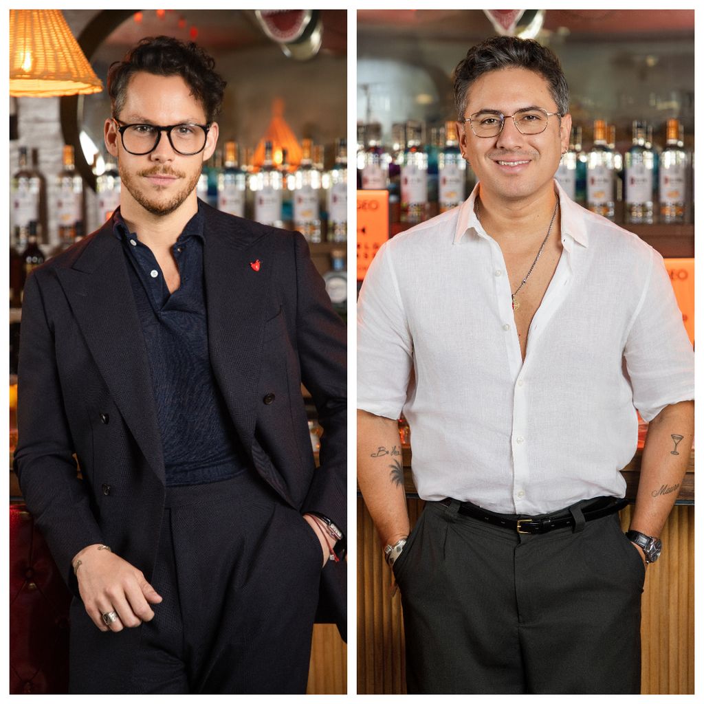 izqda. a dcha.: Ludovico De Biaggi, de "Gran Bar Danzon" (Argentina) y Ricardo Nava, "Bar Mauro" (México), número 2 por 50 Best North America