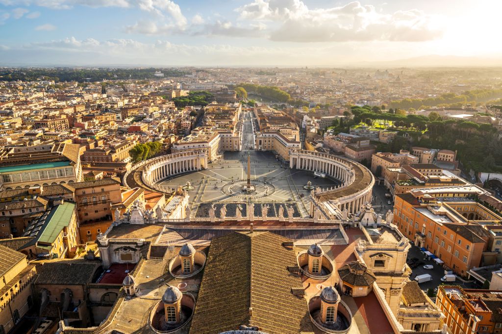 El Vaticano y la plaza de San Pedro, Italia