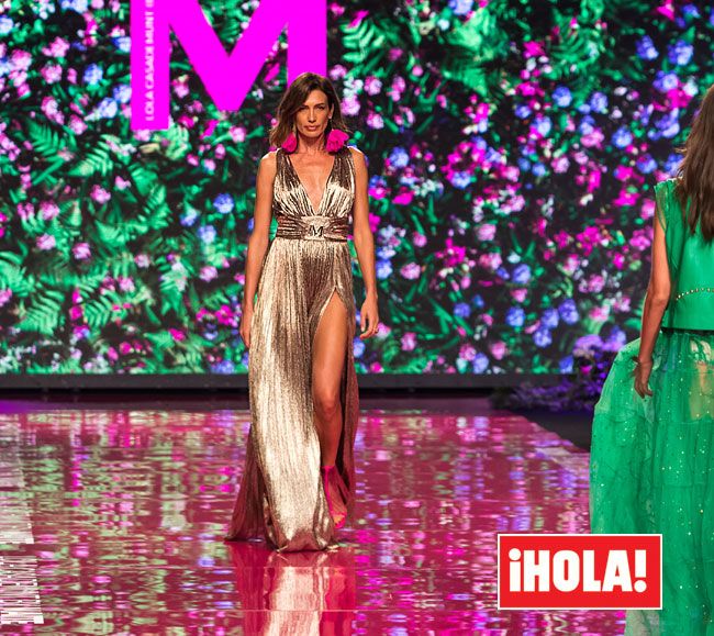 Nieves Álvarez, en la pasada edición de Fashion Week Madrid.
