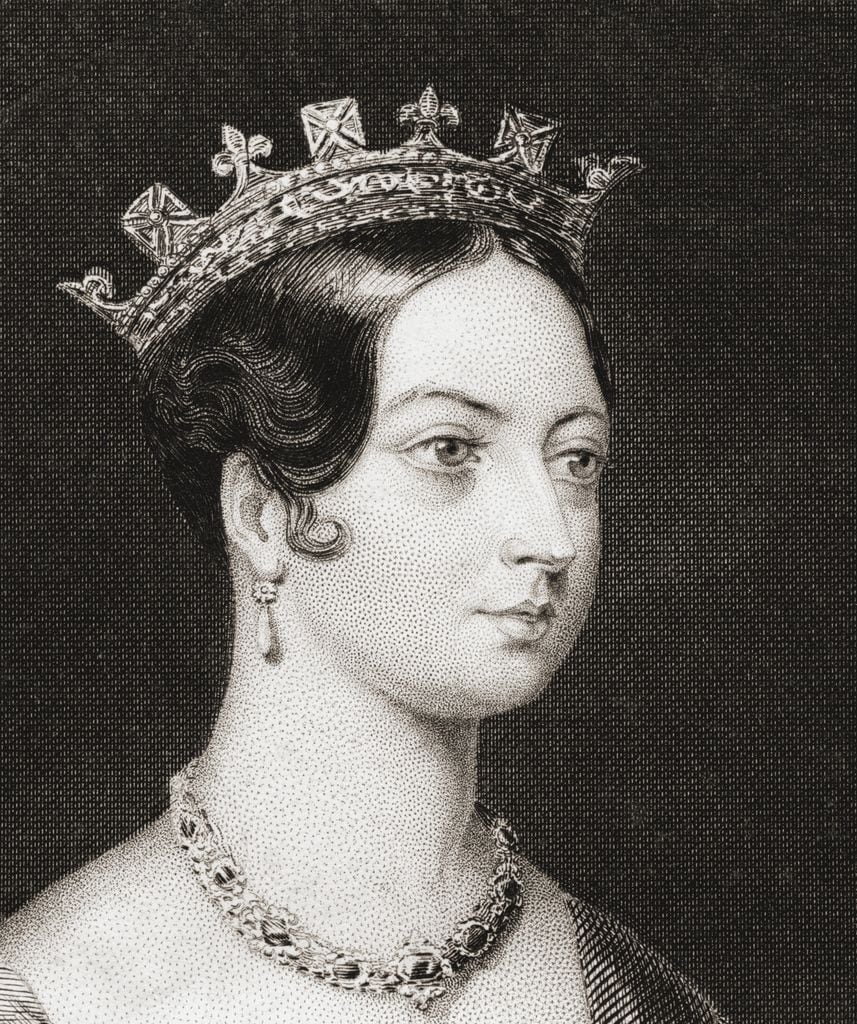 Retrato de la reina Victoria publicado en 1859