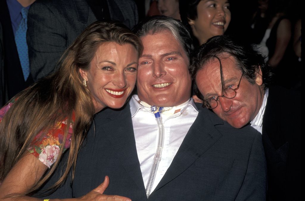 Christopher Reeve, Robin Williams y Jane Seymour