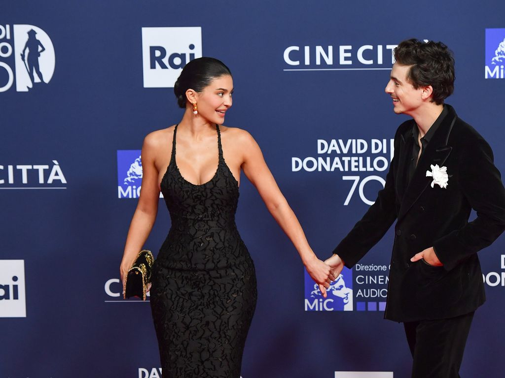 Timothée Chalamet and Kylie Jenner - 70th Edition of the David Di Donatello Awards, Rome, Italy - 07 May 2025
