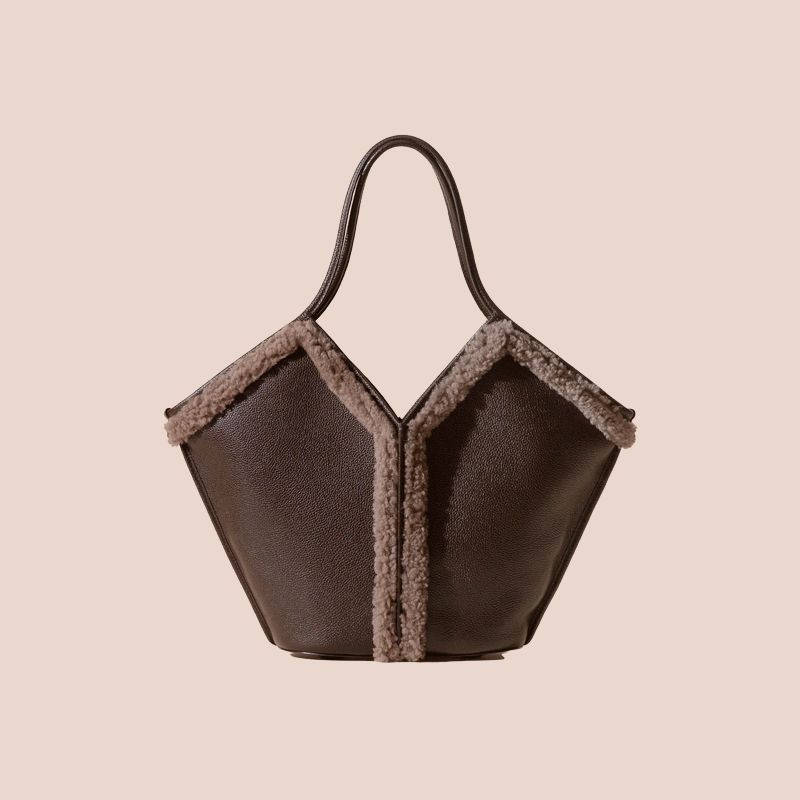 Shopper marrón Hereu 2025