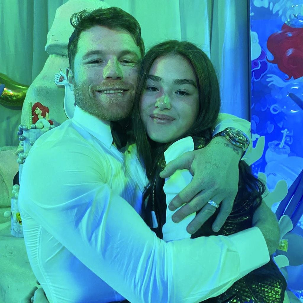 Saúl \'Canelo\' Álvarez y su hija Emily
