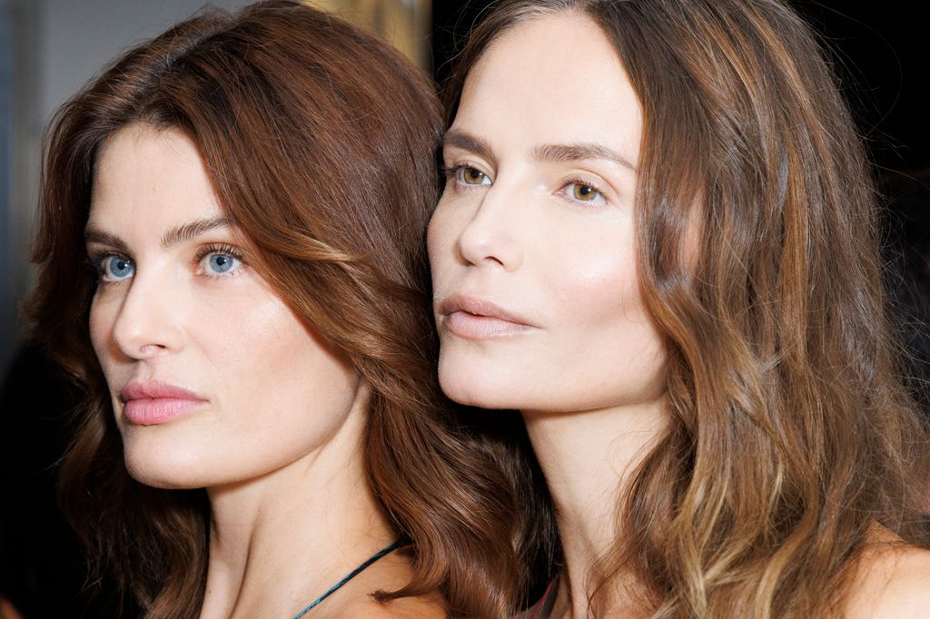  Isabeli Fontana y Natasha Poly en el desfile de Roberto Cavalli