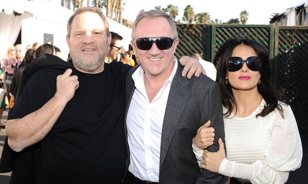 Salma Hayek y Harvey Weinstein