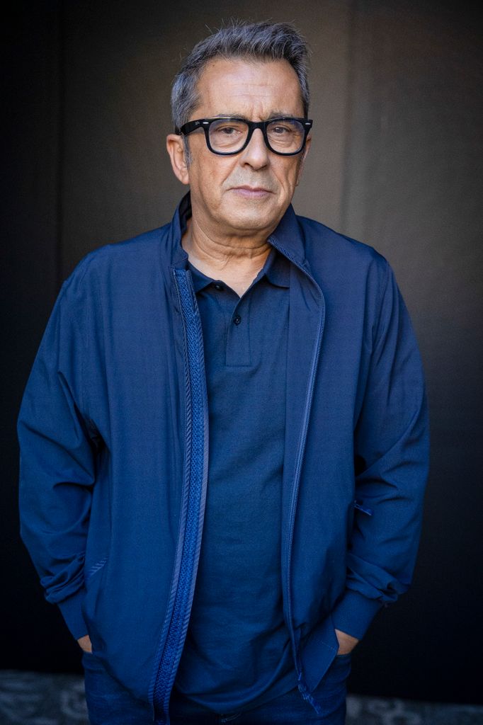El presentador Andreu Buenafuente durante la presentación de la serie "El otro lado"