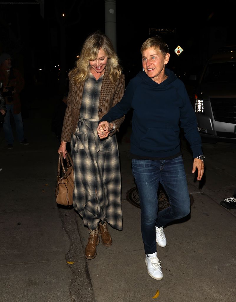 Portia De Rossi and Ellen DeGeneres 
