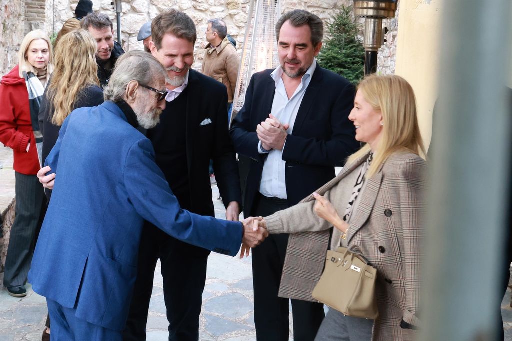 Una de las últimas apariciones públicas de Giorgos Vardinogiannis 