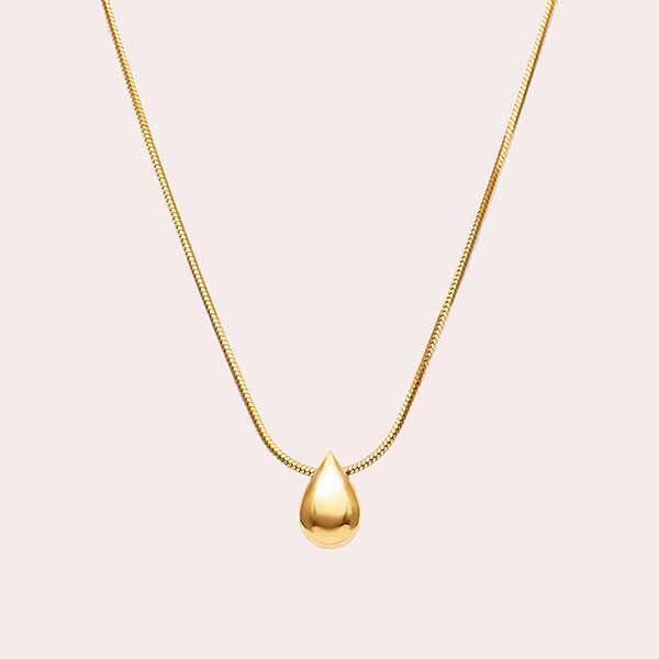 Collar Gota Dorado Singularu