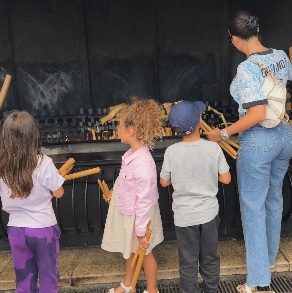 Georgina Rodríguez y sus hijos