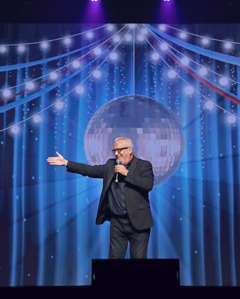 Leo Harlem en el escenario