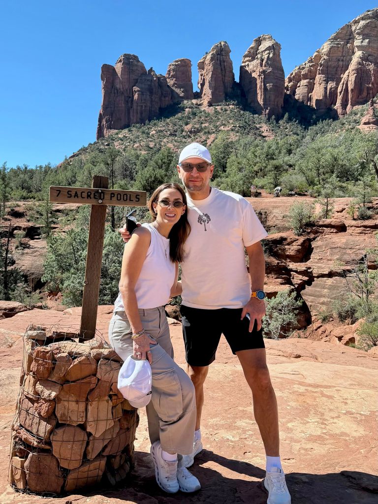 La pareja celebró con este espectacular viaje sus 15 años de casados.