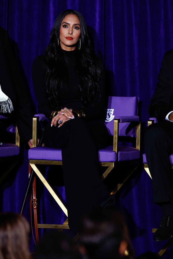 LOS ANGELES, CALIFORNIA - FEBRUARY 08:  Vanessa Bryant during a unveiling ceremony for the Kobe Bryant Statue at Crypto.com Arena on February 08, 2024 in Los Angeles, California.  NOTE TO USER: User expressly acknowledges and agrees that, by downloading and/or using this photograph, user is consenting to the terms and conditions of the Getty Images License Agreement.  (Photo by Ronald Martinez/Getty Images)
