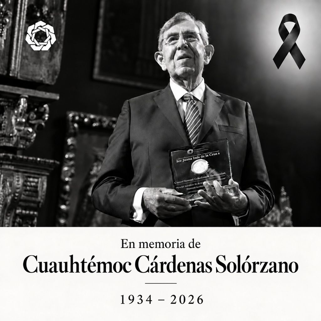 La Universidad del Claustro de Sor Juana honró la memoria de Cuauhtémoc Cárdenas
