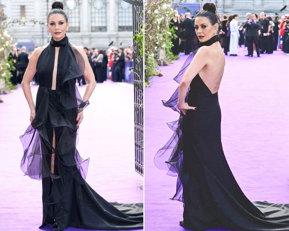Catherine Zeta-Jones en el estreno de 'Miércoles 2' en Londres el 30 de julio de 2025