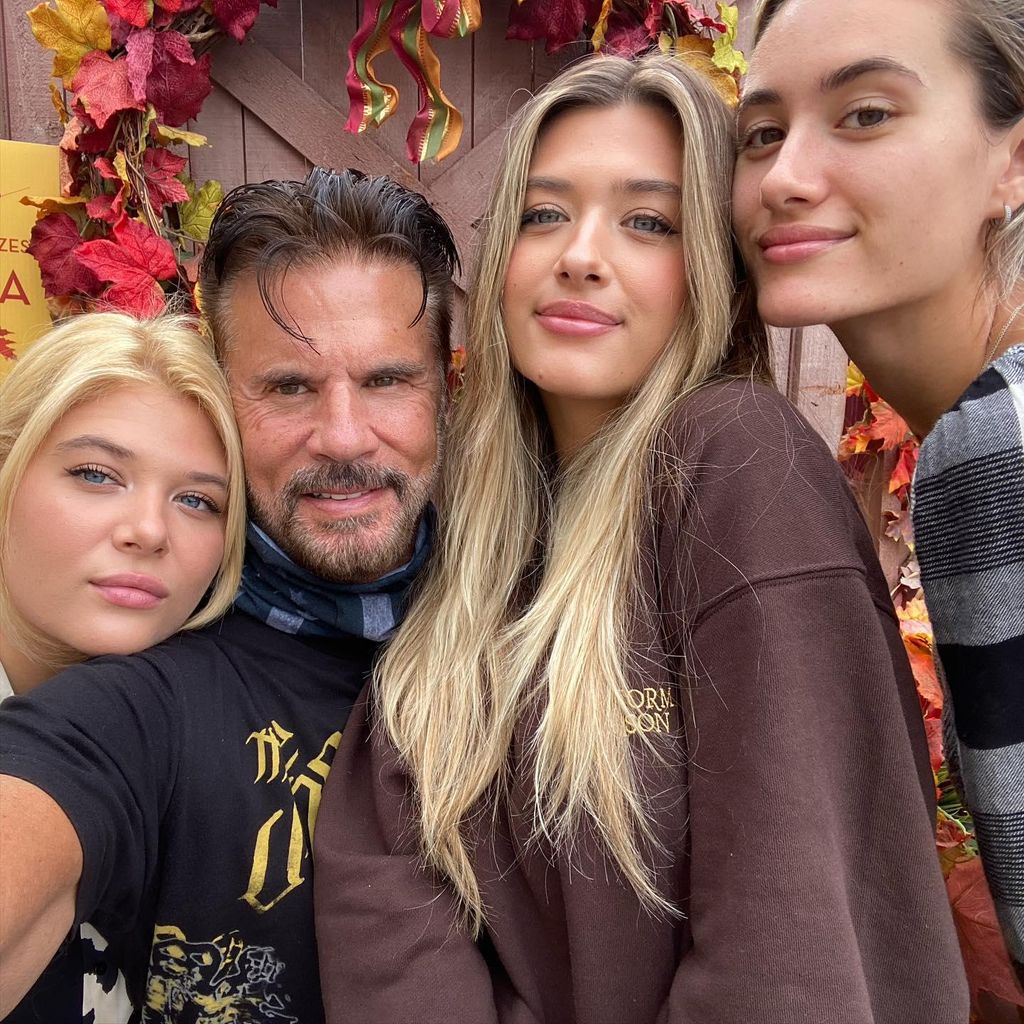 Lorenzo Lamas y sus hijas