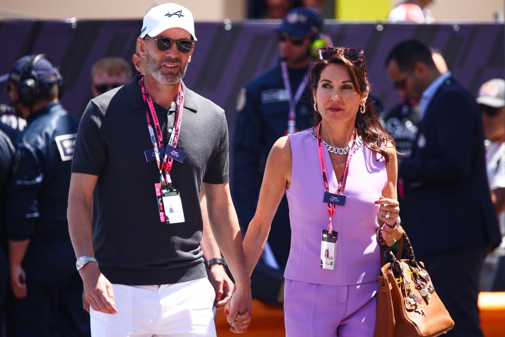 Zinedine Zidane y Verónique Zidane en el pasado GP de Mónaco de Fórmula 1