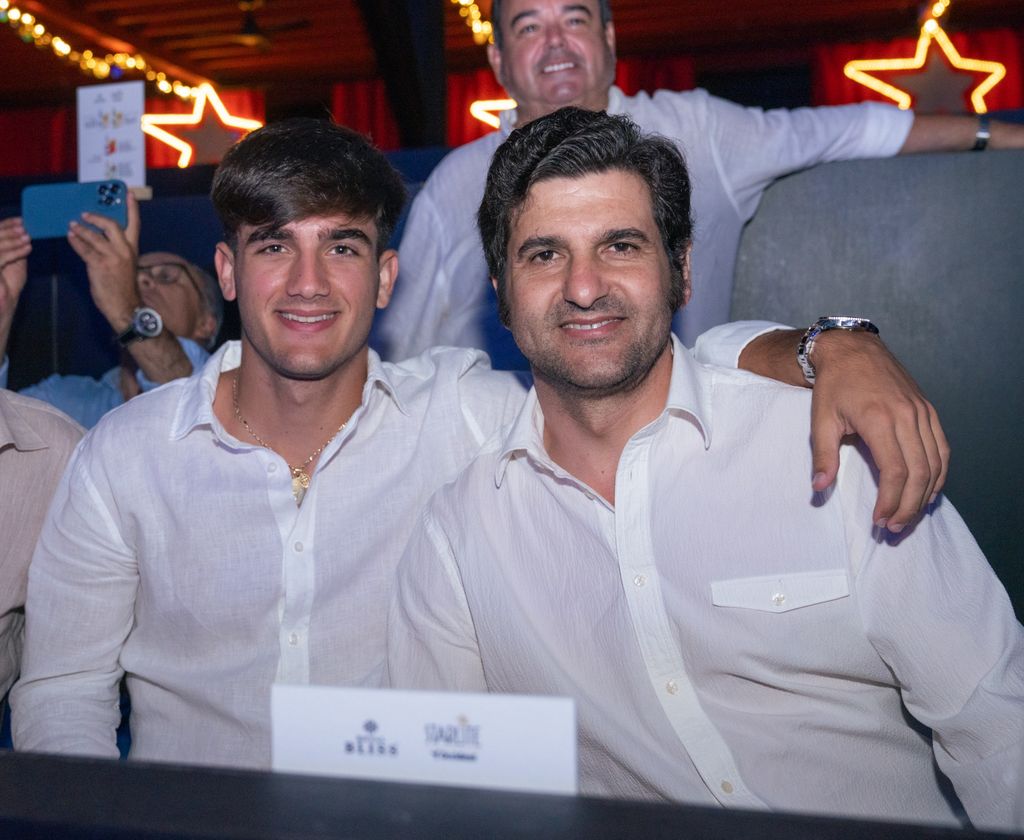 Morante de la Puebla y su hijo José Antonio durante el Festival Starlite de Marbella el año pasado