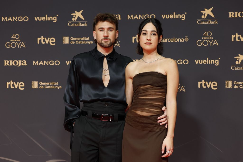 Dani Fernández y Yarea en los premios Goya