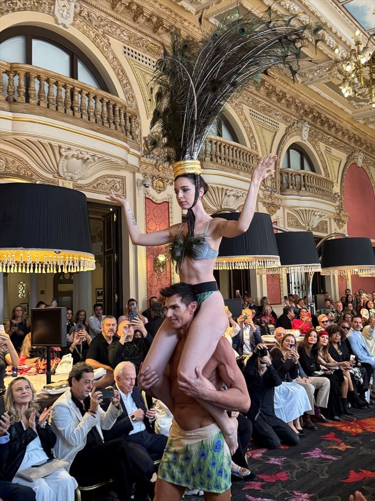 Palito Dominguín en el último desfile de Francis Montesinos