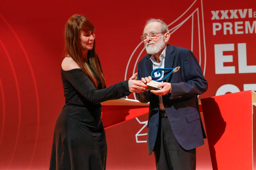 Emilio Gutiérrez Caba, al recoger su premio