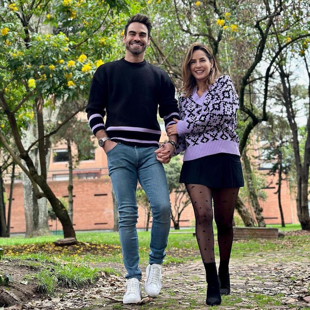 Frederik Oldenburg y Carmen Villalobos