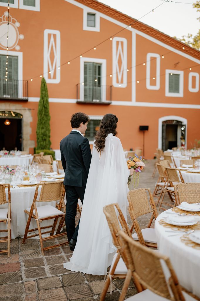 Decoración de mesas de boda a la italiana