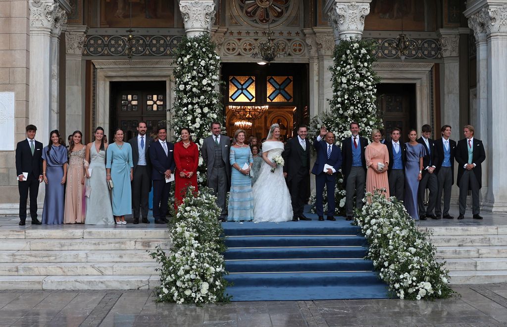 Teodora de Grecia y Matthew Kumar contraen matrimonio en Atenas