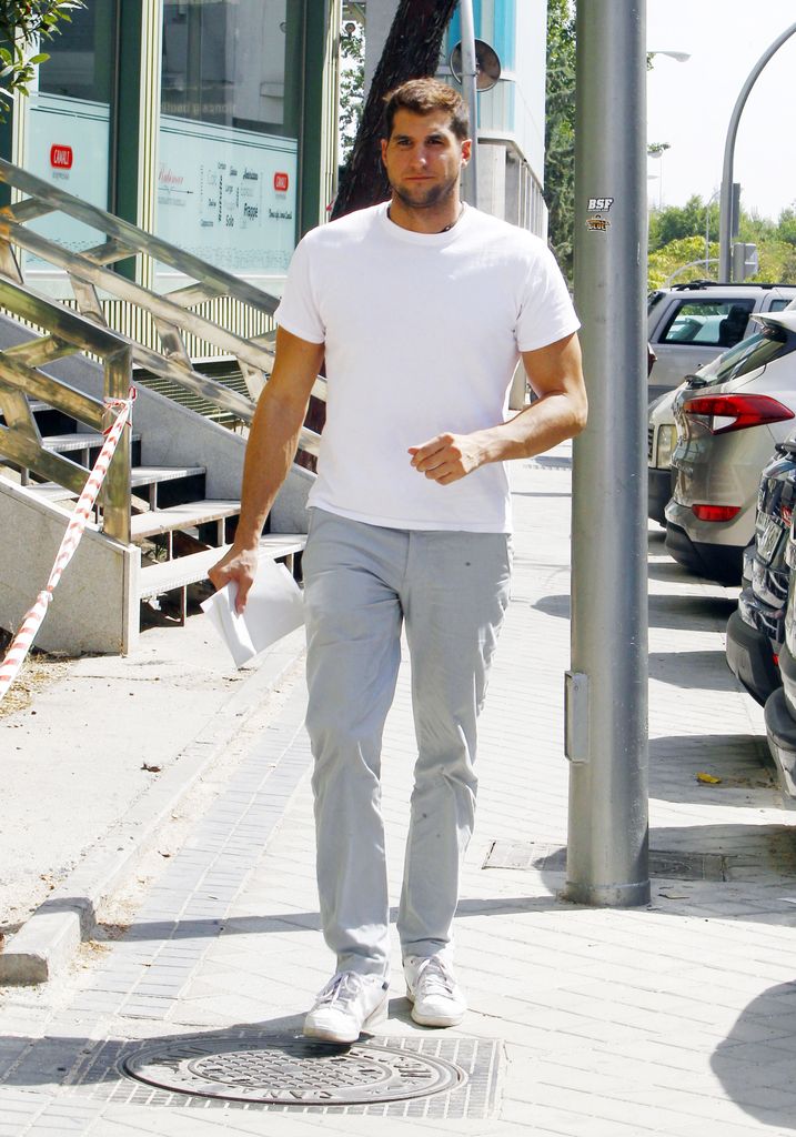 Julián Contreras paseando por Madrid en septiembre de 2018 