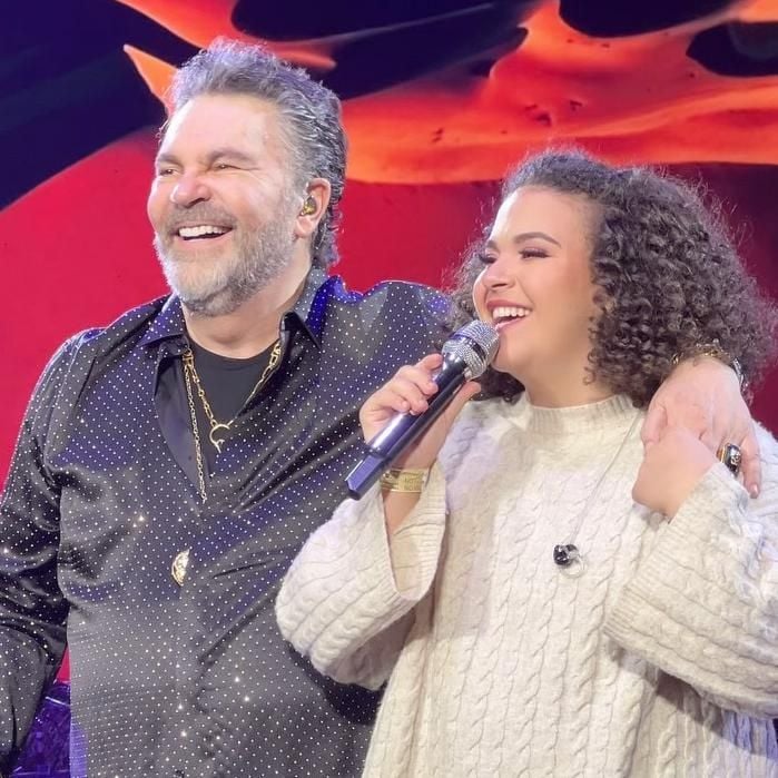 Manuel Mijares y su hija, Lucerito Mijares