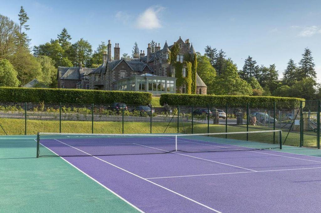 Así es el hotel de Andy Murray en Escocia: pista de tenis