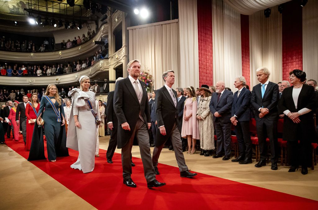 Guillermo de Holanda, Máxima de Holanda, Amalia de Holanda y Alexia de Holanda en Día del Príncipe el 17 de septiembre de 2024