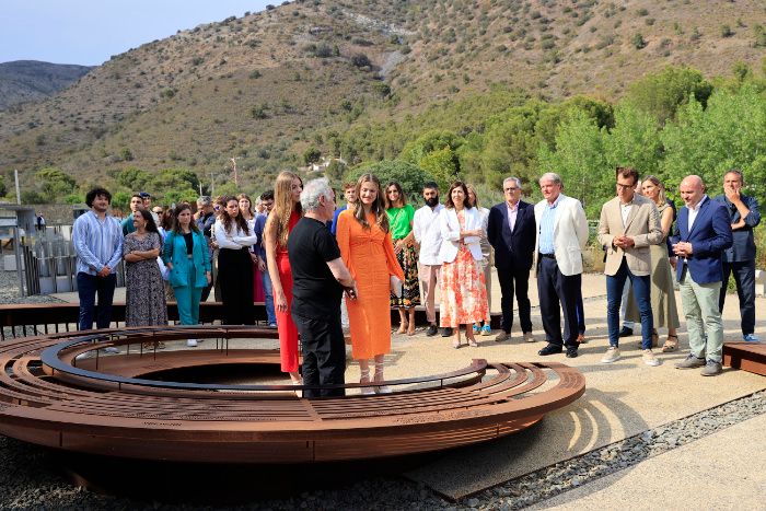 Encuentro de la Leonor y Sofía con Ferrán Adriá en El Bulli