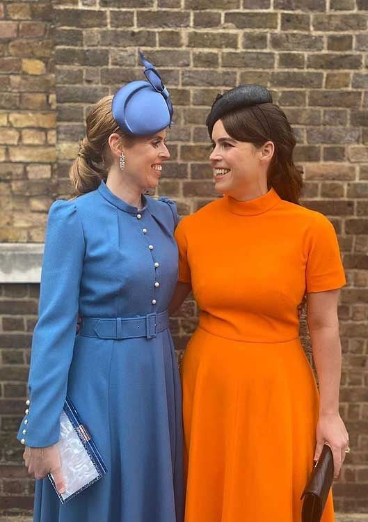 Beatriz de York y su hermana 