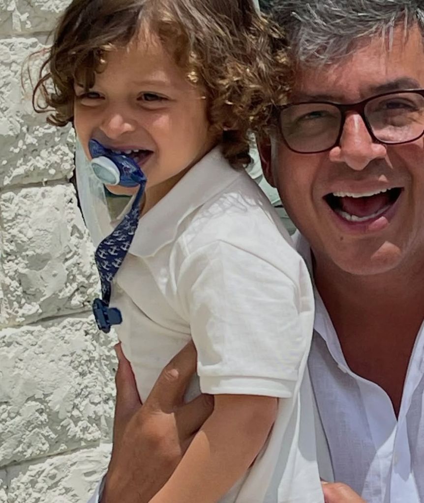 Daniel Sarcos, a la distancia, celebró el cumpleaños de su hijo