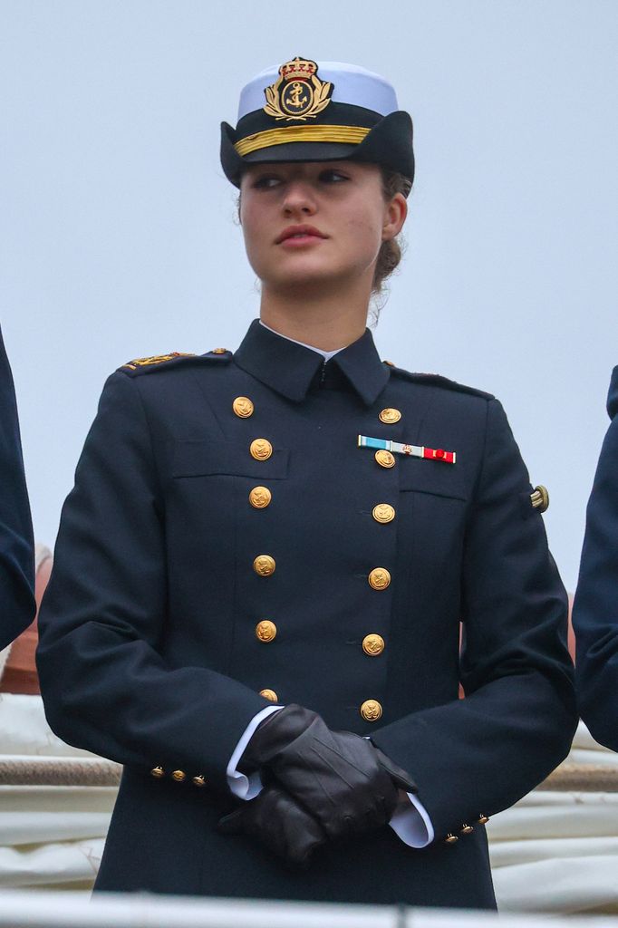 La princesa Leonor en Valparaiso, Chile, durante el mes de abril