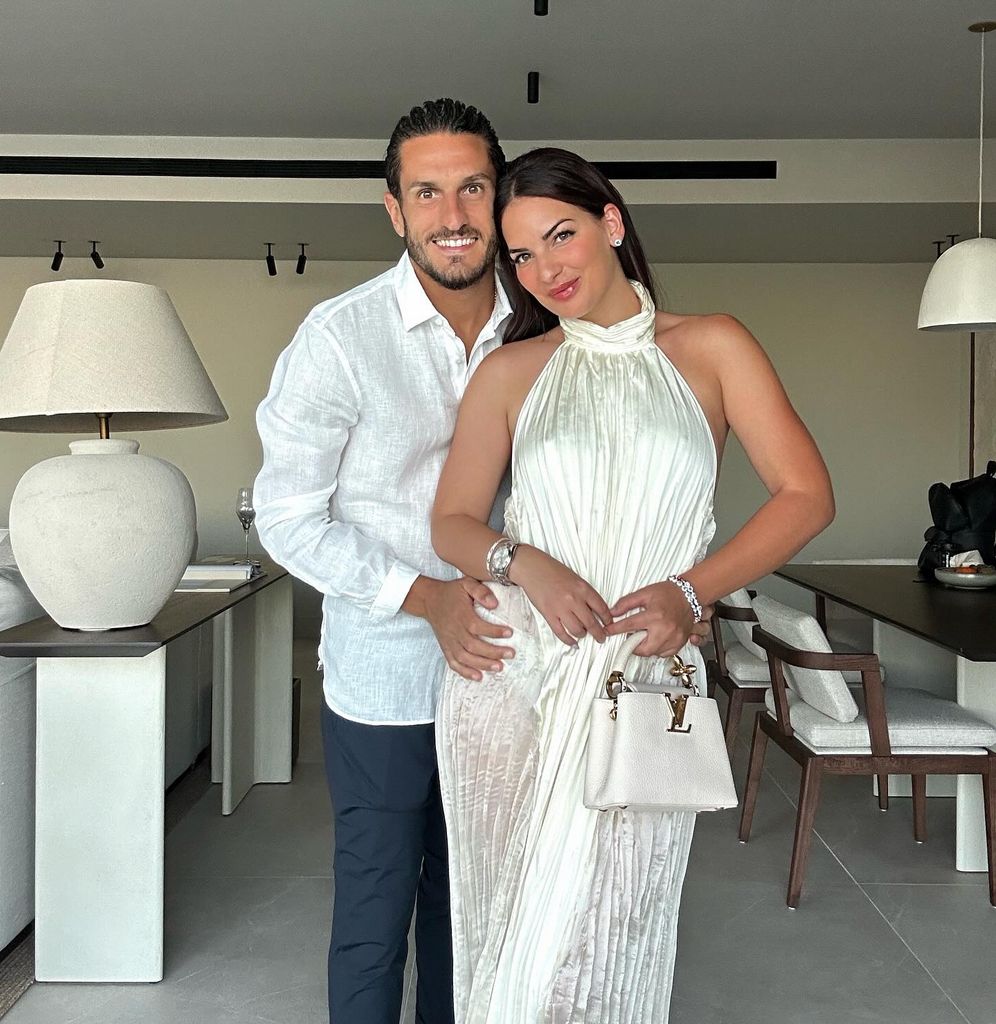Koke Resurreción y su mujer, Beatriz Espejel